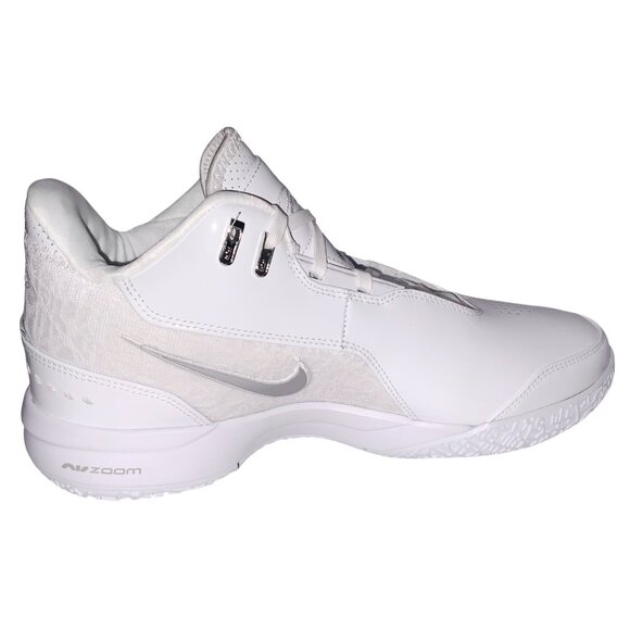 NWT NIKE ZM LEBRON NXXT GEN AMPD MSRP$114.99 MEN'S WHITE SNEAKERS SHOES SIZE 11 - Picture 4 of 6